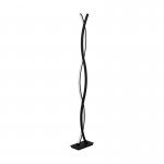Lamparas Eglo Lampara De Pie Led Negro Lasana 3 99319