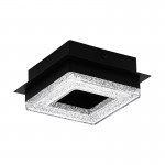 Lamparas Eglo Plafon 1 Led Negro Fradelo 1 99324
