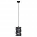 Lamparas Eglo Colgante Metal Negro Cremella 99346