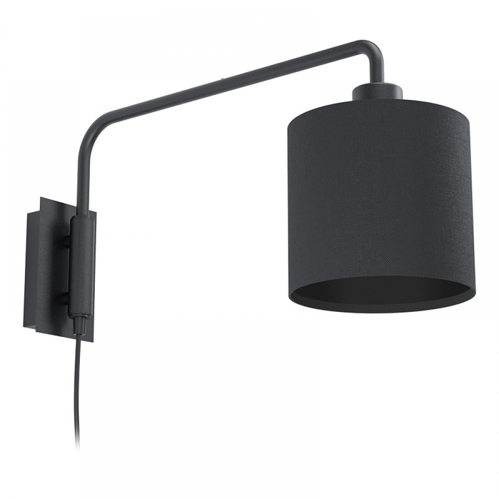 Lamparas Eglo Aplique Negro Staiti 1 99348