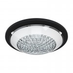 Lamparas Eglo Plafon Led Negro Acolla 1 99356