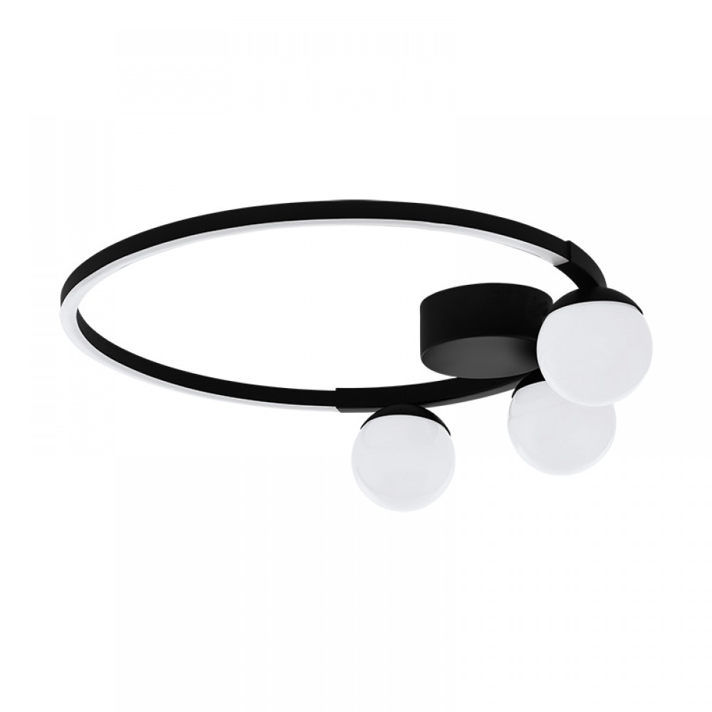 Lamparas Eglo Plafon Led Negro Phianeros 99375