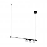 Lamparas Eglo Lampara Led Lineal Negro Phianeros 99376