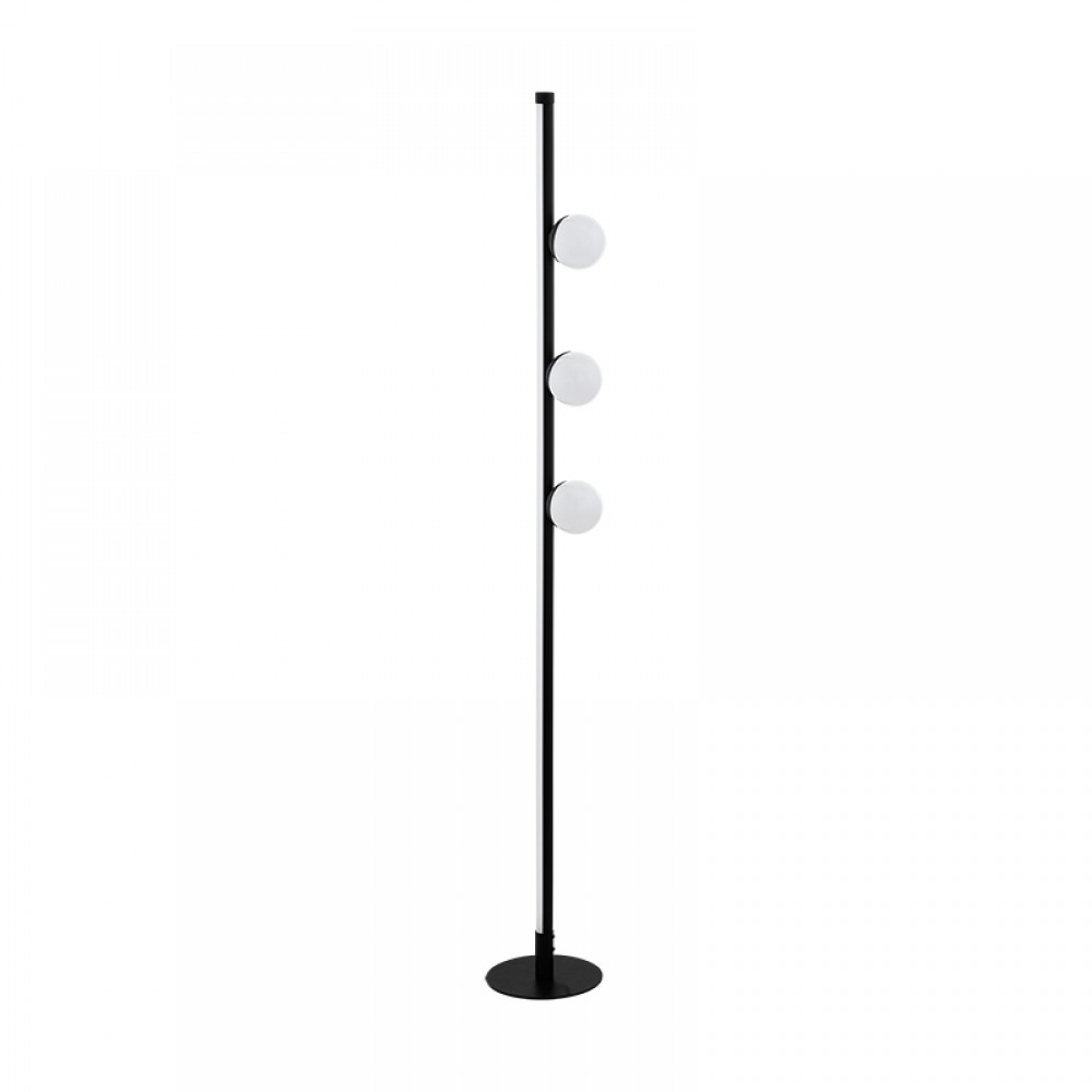 Lamparas Eglo Lampara Pie Led Negro Phianeros 99378