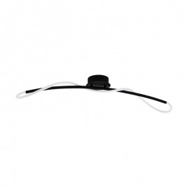 Lamparas Eglo Plafon Led Negro Egidonella 99381