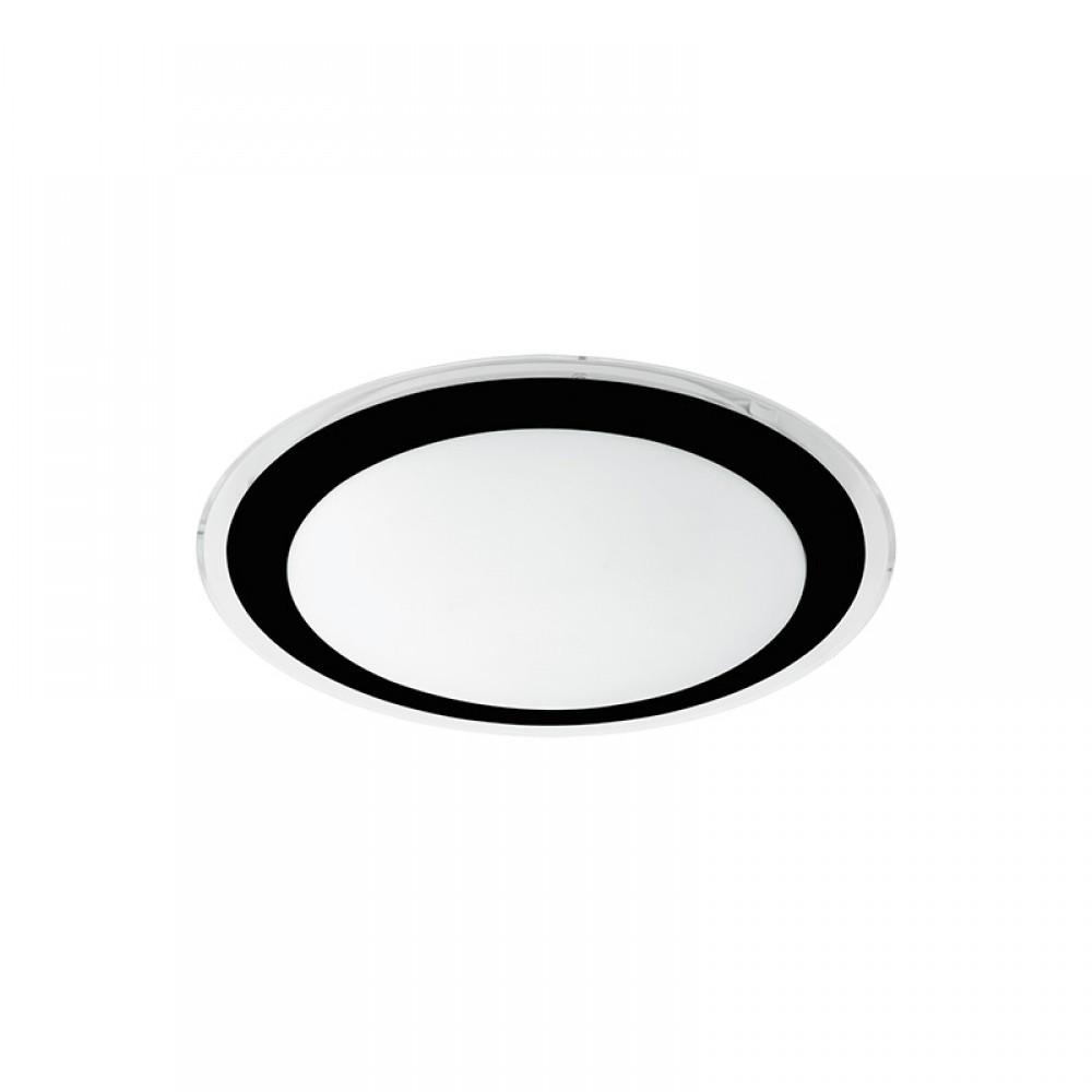 Lamparas Eglo Plafon Led Negro Competa 2 99404