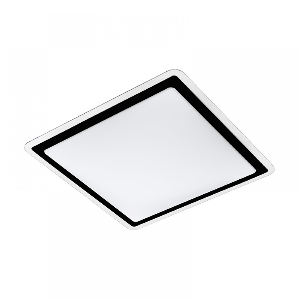 Lamparas Eglo Plafon Led Negro Competa 2 99405