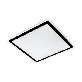 Lamparas Eglo Plafon Led Negro Competa 2 99405