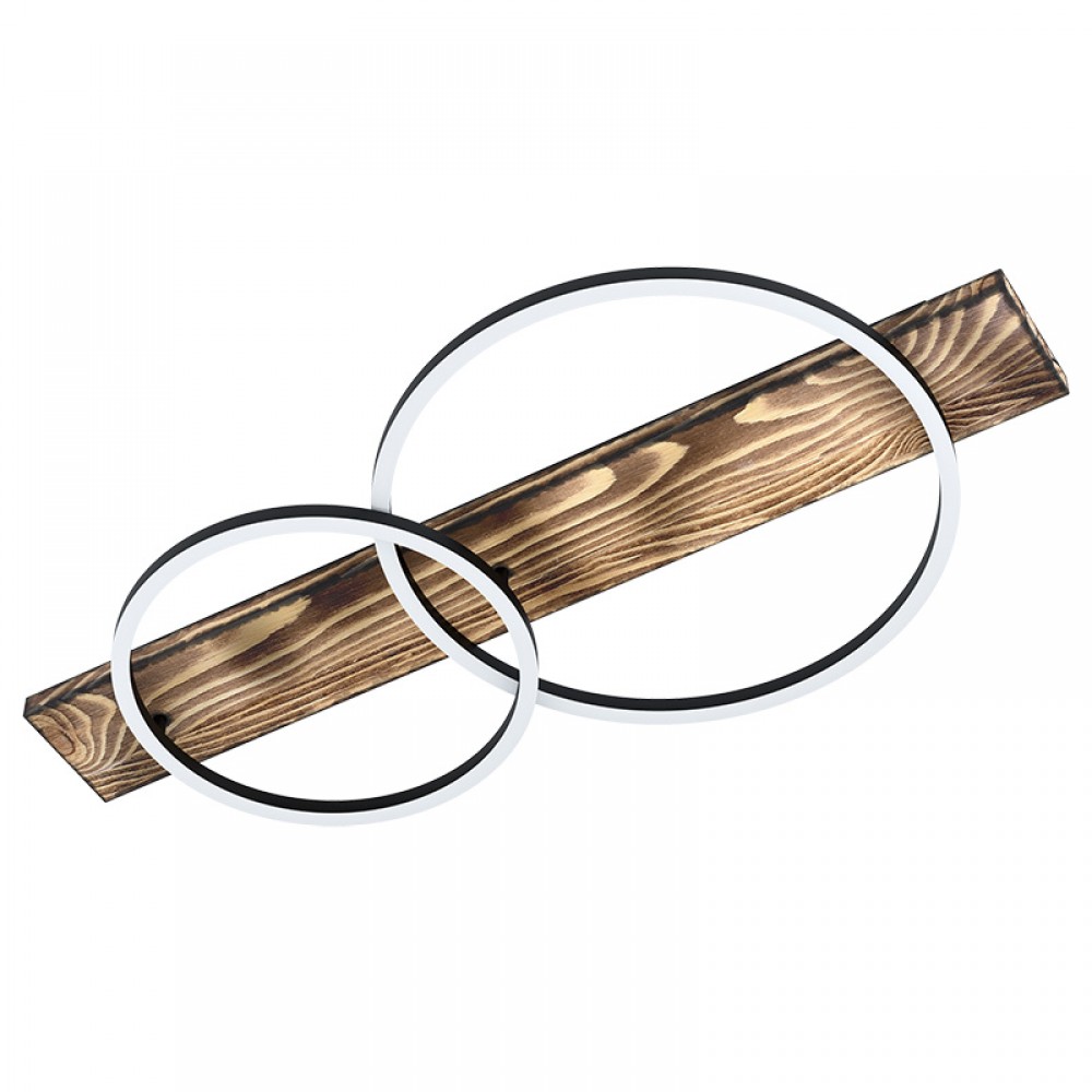 Lamparas Eglo Plafon Led Madera Boyal 99408