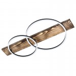 Lamparas Eglo Plafon Led Madera Boyal 99408