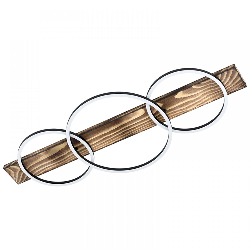 Lamparas Eglo Plafon Led Madera Boyal 99413