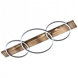 Lamparas Eglo Plafon Led Madera Boyal 99413