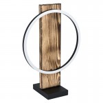 Lamparas Eglo Sobremesa Led Madera Boyal 99457