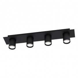 Lamparas Eglo Lampara Valcasotto Negro 99515