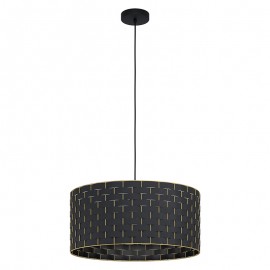 Lamparas Eglo Lampara Marasales Negro 99525