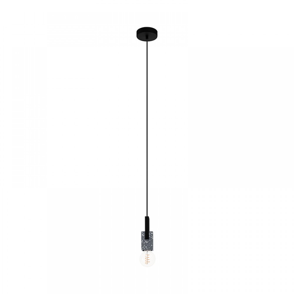 Lamparas Eglo Lampara Lobatia Negro 99531