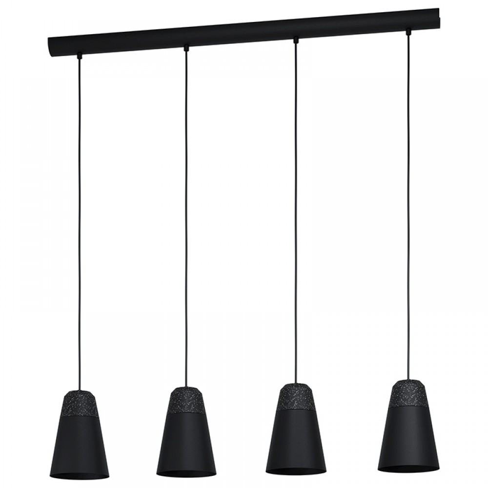 Lamparas Eglo Lampara Canterras Negro 99545