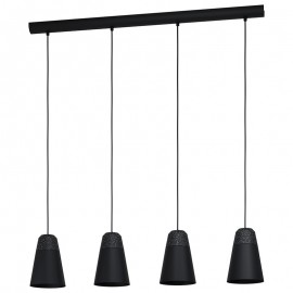 Lamparas Eglo Lampara Canterras Negro 99545