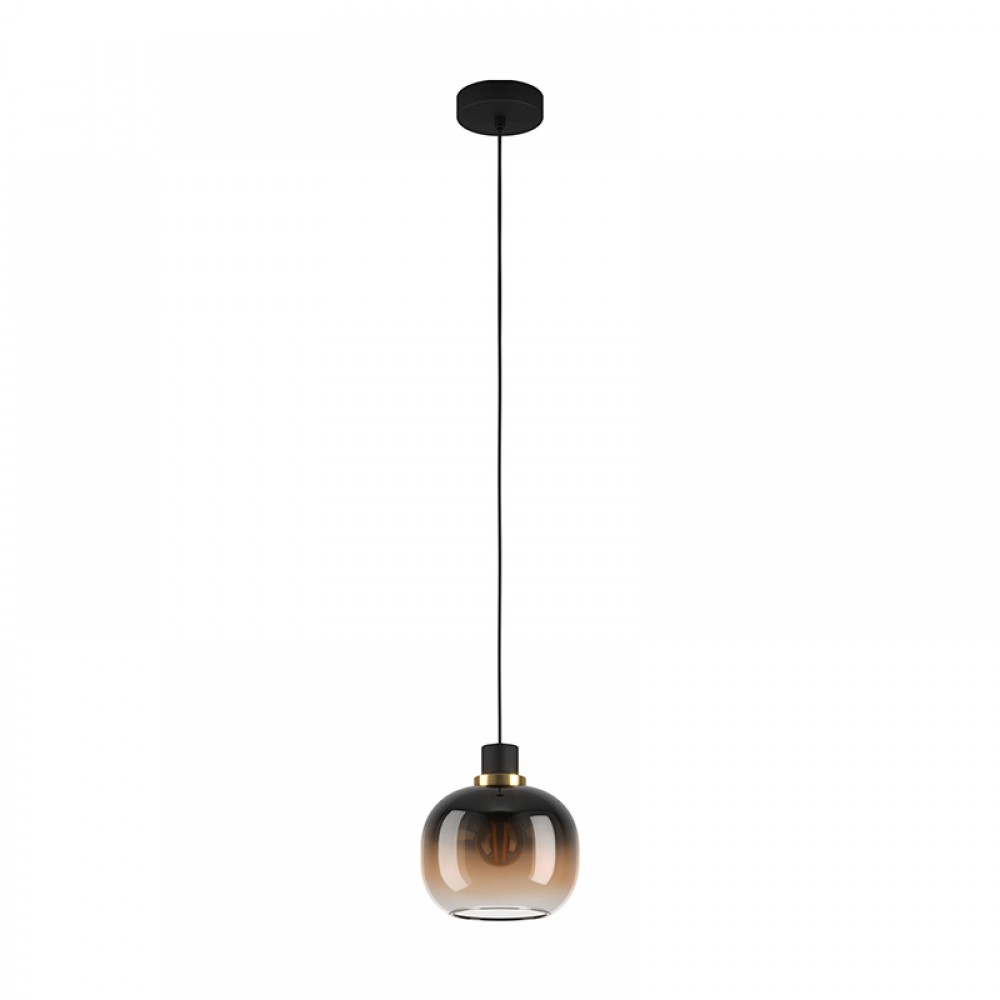 Lamparas Eglo Lampara Oilella Negro-Laton 99614