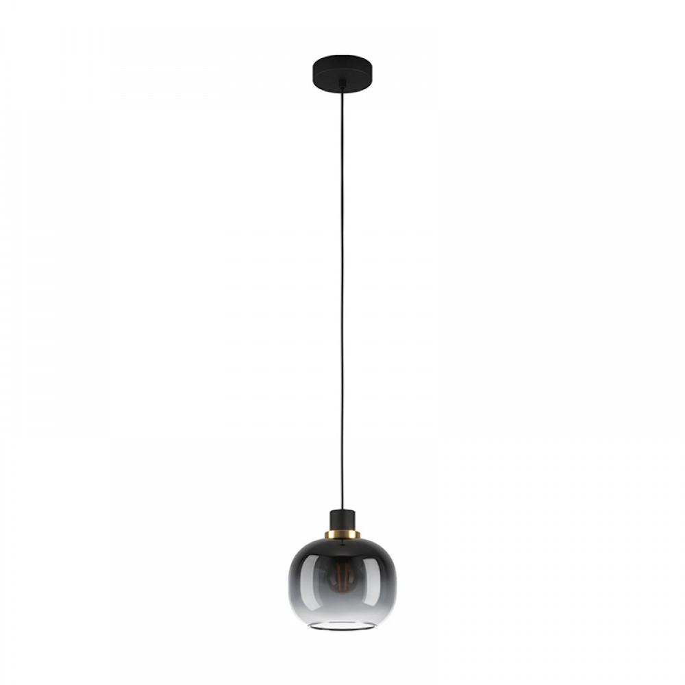Lamparas Eglo Lampara Oilella Negro-Laton 99616