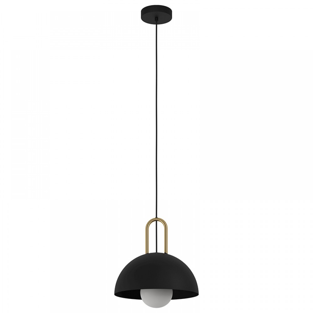 Lamparas Eglo Lampara Calmanera Negro-Laton 99693