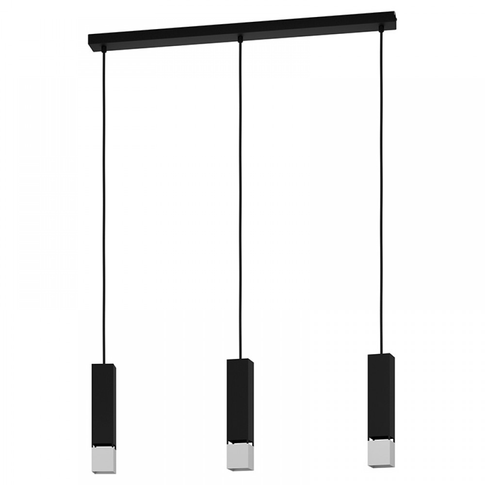Lamparas Eglo Lampara Butrano Negro-Plata 99698