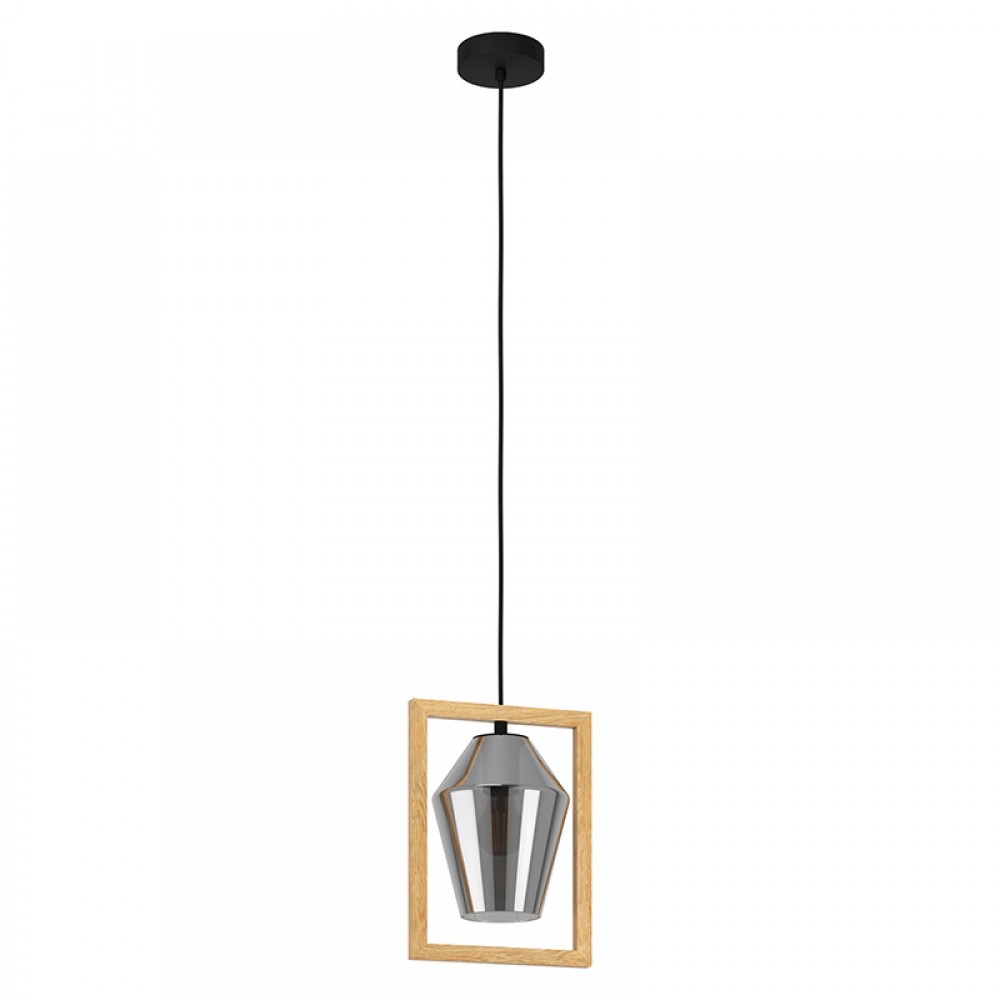 Lamparas Eglo Lampara Viglioni Negro-Marron 99701