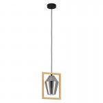 Lamparas Eglo Lampara Viglioni Negro-Marron 99701