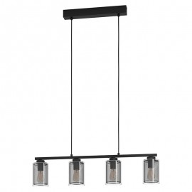 Lamparas Eglo Lampara Zocabon Negro 99707