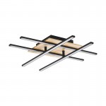 Lamparas Eglo Lampara Marinello 1 Negro-Marron 99793