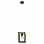 Lamparas Eglo Lampara Libertad Negro-Marron 99795