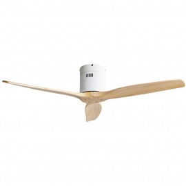Ventilador Hayate DC Blanco-Haya 132Ø Sin Luz 3 Aspas Mando Y Temporizador 128290368