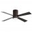 Ventilador Barine Marron 122Ø 18w 4 Aspas Haya-marron, Mando y Temporizador 128391402