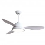 Ventilador Hayate DC Blanco 120Ø 48w 3 Aspas Mando, Memoria Y Temporizador 128591301