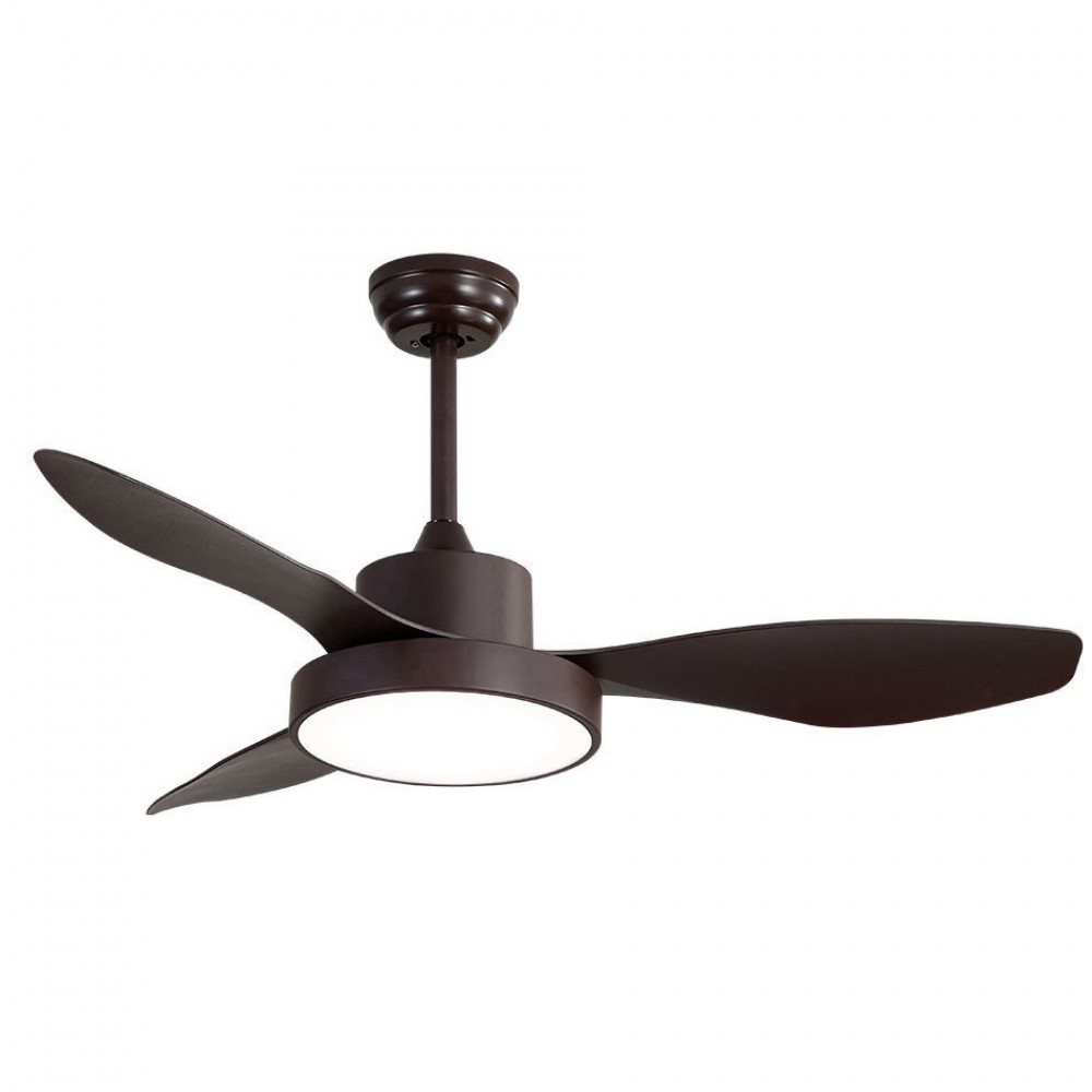 Ventilador Hayate DC Marron 97Ø 24W 3 Aspas Mando Memoria Y Temporizador 128599302