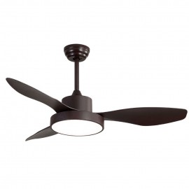 Ventilador Hayate DC Marron 97Ø 24W 3 Aspas Mando Memoria Y Temporizador 128599302