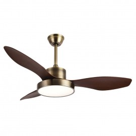 Ventilador Hayate DC Cuero-Roble 97Ø 24W 3 Aspas Mando Memoria Y Temporizador 128599336