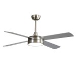 Ventilador Nevery DC Niquel 122Ø 26w Haya-plata Mando, Memoria y Temporizador 128791410