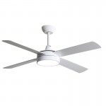 Ventilador Nevery DC Blanco 122Ø 26w Blanco-hata Mando, Memoria y Temporizador 128791468