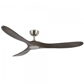 Ventilador Marin DC Niquel 152Ø 3 Aspas Roble Sin Luz Mando y Temporizador 129090302