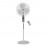 Ventilador Calma Blanco De Pie 43Ø 45w 5 Aspas Mando y temporizador 133541001