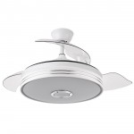 Ventilador Matanuska DC Blanco 108Ø 72w Bluethooth Mando Memoria y temporizador 142791401