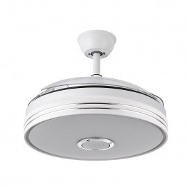 Ventilador Matanuska DC Blanco 108Ø 72w Bluethooth Mando Memoria y temporizador 142791401