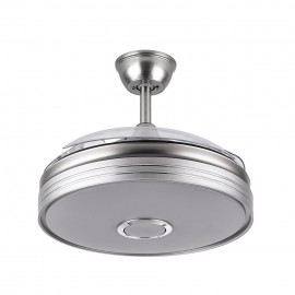 Ventilador Matanuska DC Niquel 108Ø 72w Bluethooth Mando Memoria y temporizador 142791403