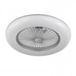Ventilador Peri 72w Plata5 Aspas 55Ø Mando, Memoria y Temporizador 158191510