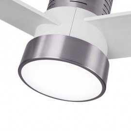 Ventilador Teo DC Niquel 139Ø 24w 3Aspas Blancas Mando, Memoria y Temporizador 158491381
