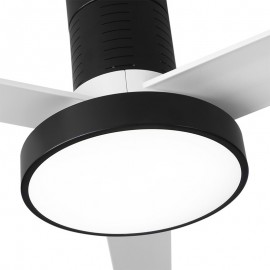 Ventilador Pax DC Negro 139Ø 40W 3Aspas Blancas Mando, Memoria y Temporizador 158591326