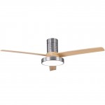 Ventilador Pax DC Niquel 139Ø 40W 3Aspas Haya Mando, Memoria y Temporizador 158591342
