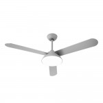 Ventilador Umi DC Gris 132Ø 24W 3Aspas Gris-Haya Mando, Memoria y Temporizador 158891382