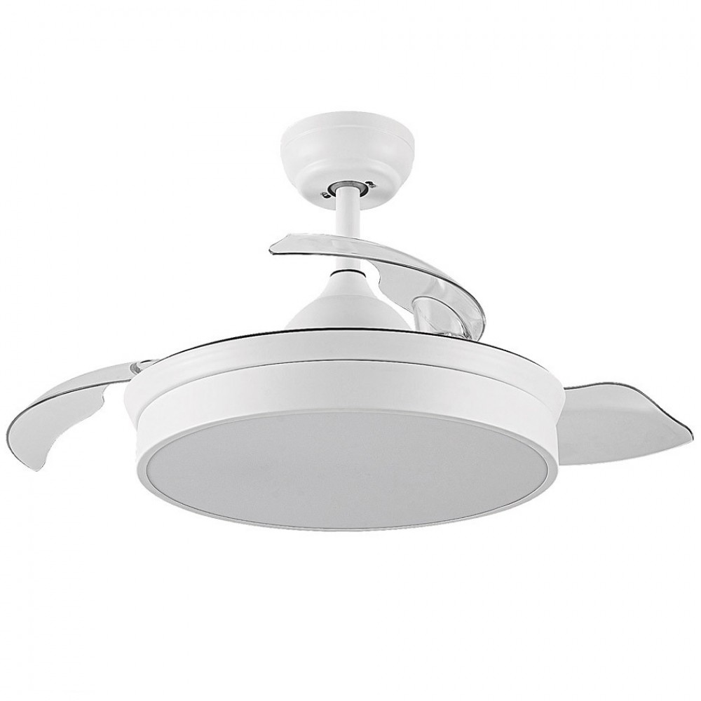 Ventilador Cala DC Plegable 109Ø Blanco 72w Mando, Memoria y Temporizador 158991401